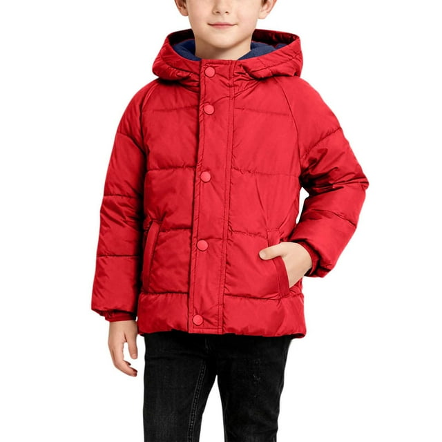 Cowsor Kids Winter Coats with Hooded Light Puffer Coat Warm Padded Jacket for Boys Girls Toddler