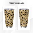 thumbnail image 3 of Fotbe Graduation Hats3 Pattern 20 oz Tumbler Stainless Steel Vacuum Insulated Coffee Ice Cup Double Wall Travel Flask Leak-proof Coffee Cup-Without Straw, 3 of 8