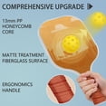 thumbnail image 4 of Pickleball Paddles Set Of 1, Fiberglass Surface, West & Cowboy Print, 1 Paddle, 2 Balls & Bag, 4 of 5