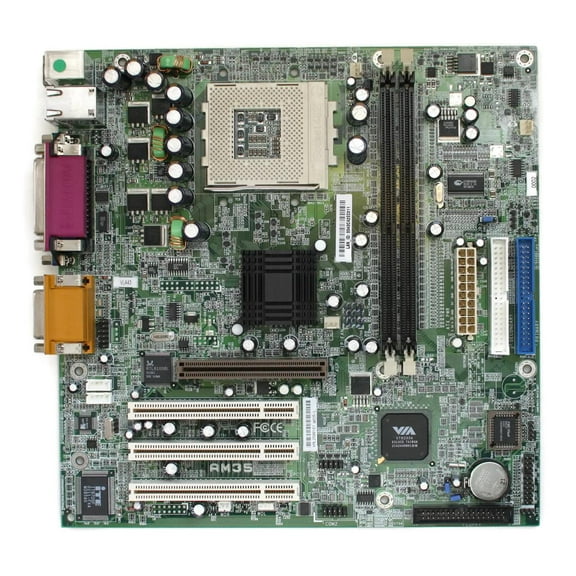 Motherboard fic am35 (hp oem) skt 462, a/v/s/p/l/2usb, 3x pci. 1x agp