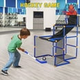 thumbnail image 2 of 3 in-1 Kids Arcade Basketball Game & Hockey & Soccer, With 4 Basketball Balls, Football, Hockey, Hockey Stick, Pump, Electronic Scoreboard Sound for Toddlers, Basketball Goal for Kids Boys Girls, 2 of 11