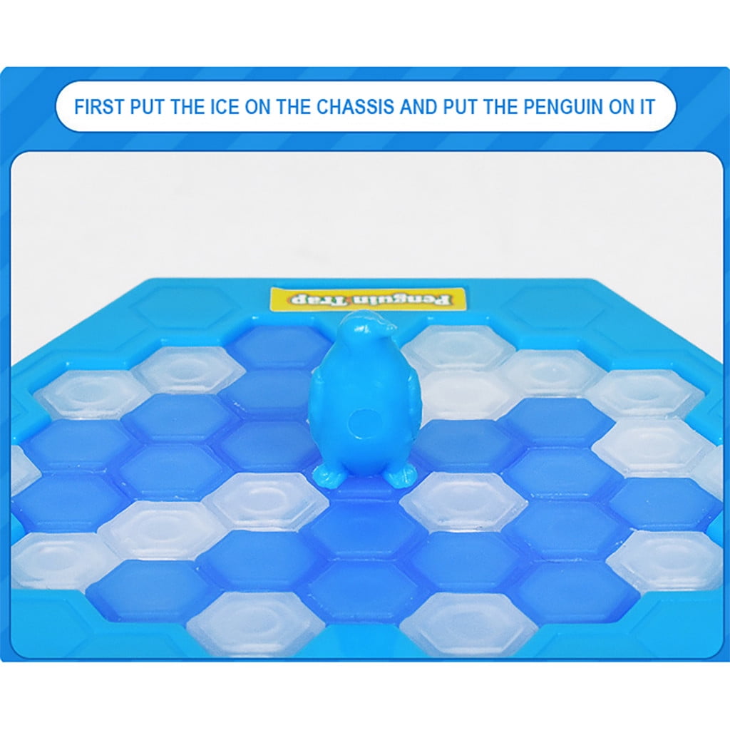 Save Penguin Break Ice Frozen Game for Kids, Meroqeel Protect The Iceberg  Penguins Trap on Ice Icebreaker Board Games Toy for Adults Family Childrens