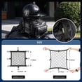 thumbnail image 3 of Yeacher Motorcycle Helmets Elastic Net Bag Trunk Luggage Mesh Net Bag with 8 Hooks Universal, 3 of 8