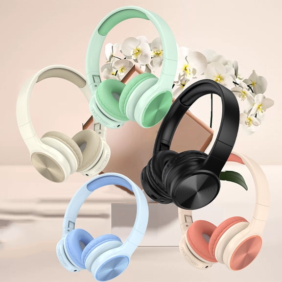 RFUGUG Wireless Over-Ear Bluetooth Headphones with Enhanced Bass - Versatile for Sports, Music, and Gaming, Featuring Card Slot & Premium Mic for Dynamic Audio Engagement