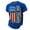 Blue, variant on 250 Anniversary Usa Shirt Anniversary Graphic T Shirt Patriotic Commemorative Comfortable Casual Graphic Tees Men Army Green L