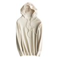 thumbnail image 3 of Bibifish Hoodies For Women Knit Soft Hooded Long Sleeve Hoodies Spring Fall Fashion Drawstring Female Sports Pullover Outerwears, 3 of 8