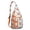 Orange-8, variant on 4-Pockets Cross Body Bags for Woman Men,Cute Sea Life Sling Bag Chest Bag with Adjustable Strap Women's Crossbody Bags for Outdoors Hiking Traveling