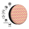 thumbnail image 4 of Gukieu Donuts With Pink Glaze Print Car Tire Cover, Adjustable Waterproof and Dustproof Tire Protection Cover, Suitable for SUV, Truck, Van-15 inch, 4 of 6