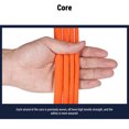 thumbnail image 3 of Premium Outdoor Climbing Rope - 12mm Thick, 10m Long, High Strength Safety Gear for Rock Climbing, Rescue Operations, and Survival - Lightweight & Durable, Bright Orange, 3 of 6