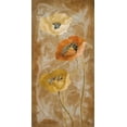 thumbnail image 2 of Loreth, Lanie 11x18 Black Ornate Wood Framed with Double Matting Museum Art Print Titled - Poppies de Brun II, 2 of 4