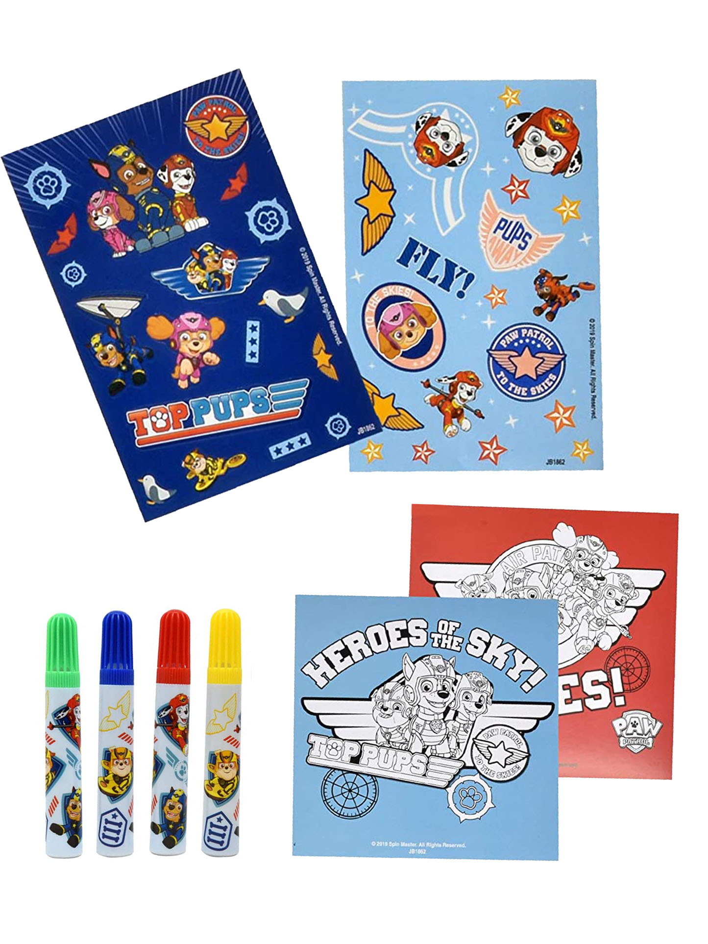 Paw Patrol Art Activity & Mini Backpack Set Markers Stickers Posters - image 2 of 4
