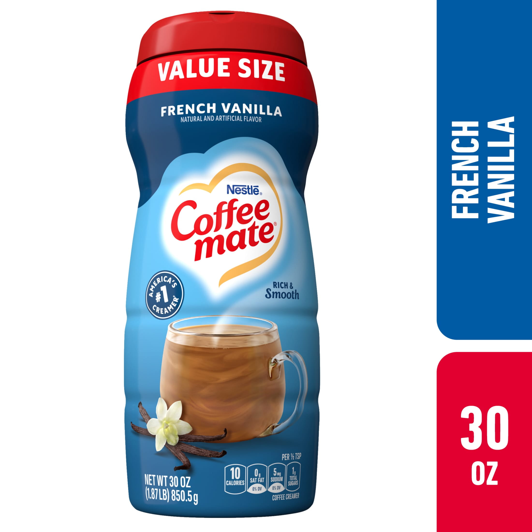 Coffee mate French Vanilla Powder Coffee Creamer, 30 oz