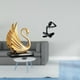 thumbnail image 2 of Figura De Cisne Pensador, Estatua Decorativa, Colección De Arte Moderno, Escultura Animal, Adorno Abstracto Para Sala De Estar, Estante, Escritorio, Armario, Decoración Del Hogar, Regalo De, 2 of 8