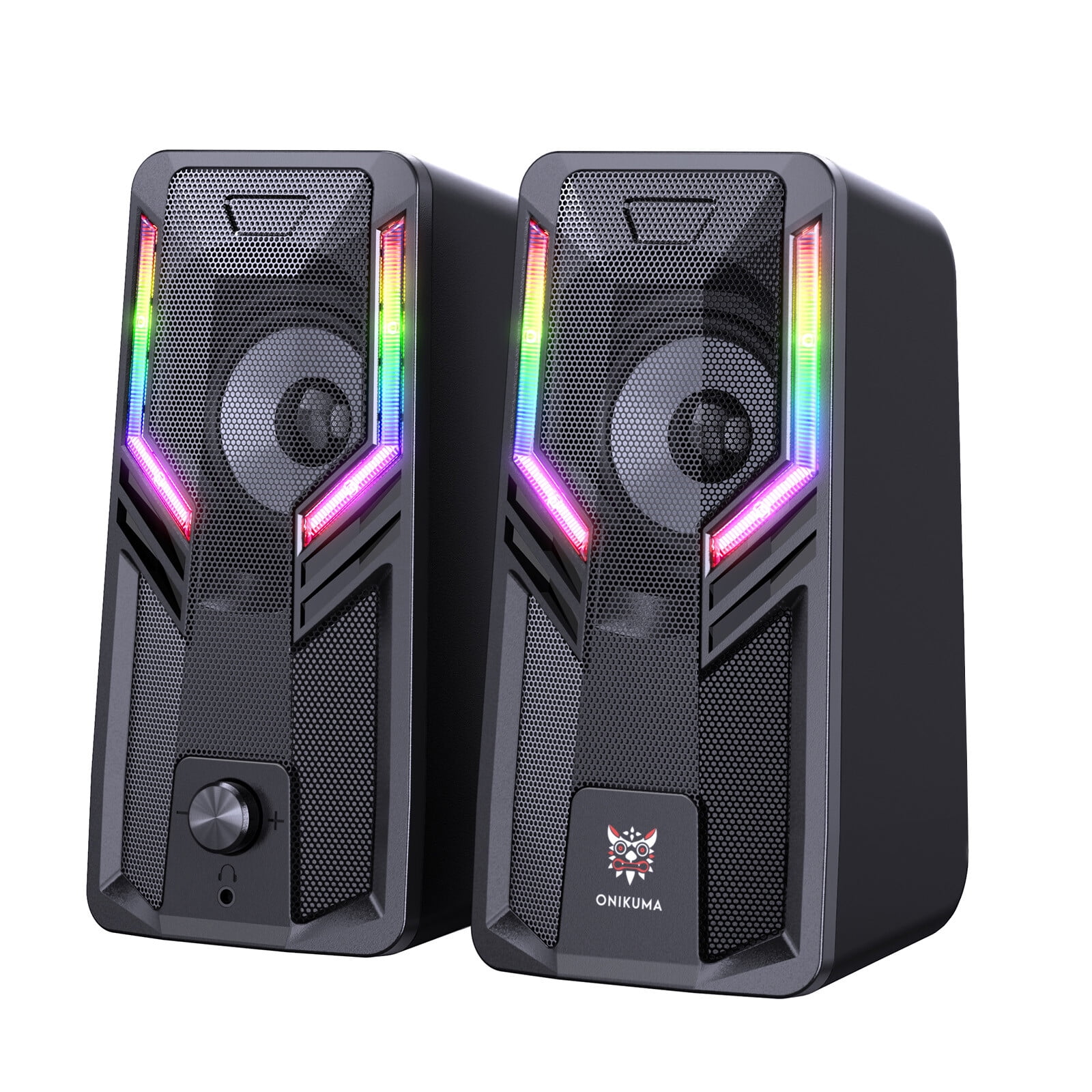 Buy Computer Speakers RGB Gaming Speakers for PC 2.0 Wired USB Powered