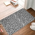 thumbnail image 5 of Haiem Weave Geometric Front Door Mat Indoor Outdoor Entrance, Waterproof All-Season, All-Weather Doormat, Durable Flannel Fabric, Fade Resistant, Low Profile, 16x24in, 5 of 9