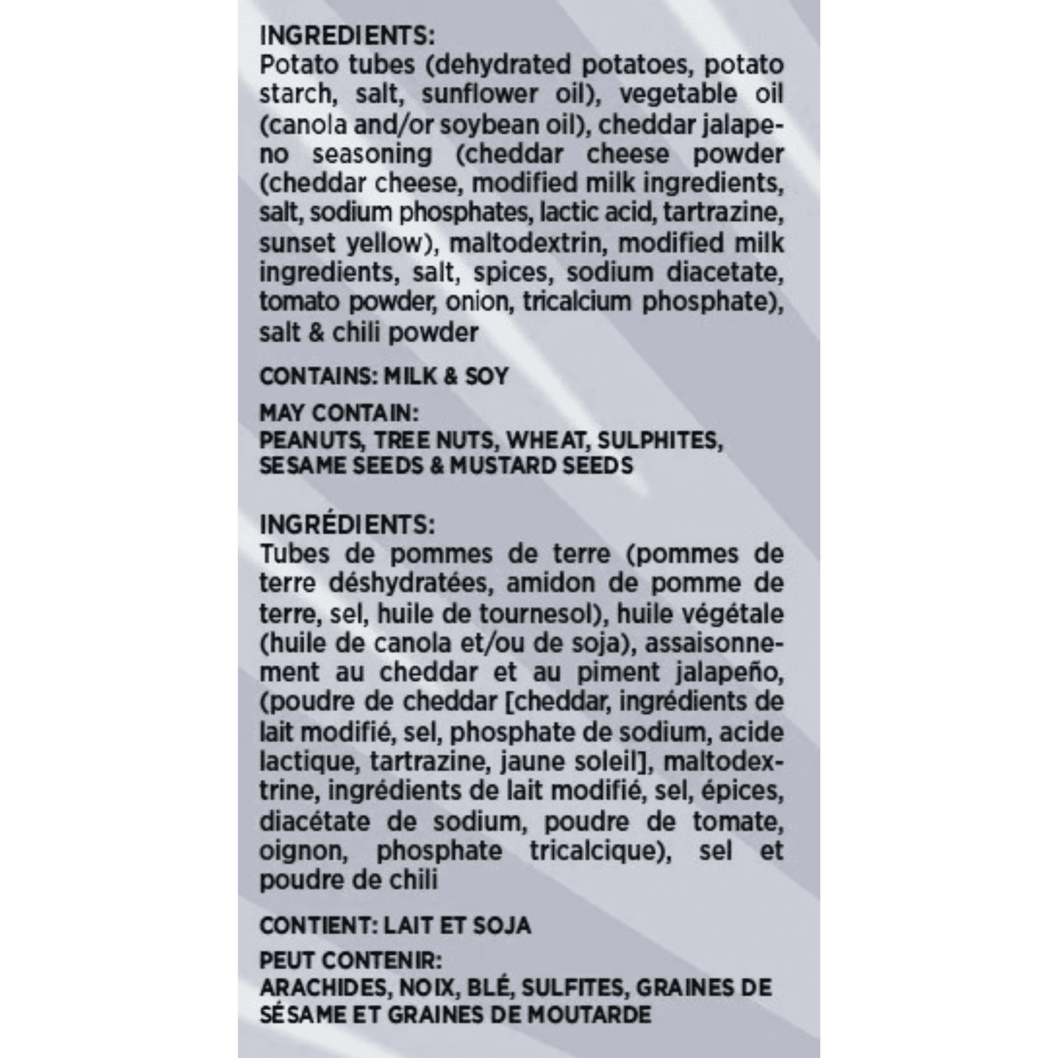 Tubes de cheddar et jalapeño Surati, 80g