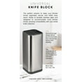 thumbnail image 5 of Dura Living Universal Knife Block Holder, Stainless Steel Organizer, Space-Saving Storage (Knives Not in Included), 5 of 7