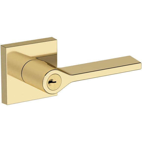 Baldwin En.Ana.R.Csr Anaheim Hills Single Cylinder Keyed Entry Door Lever Set - Brass
