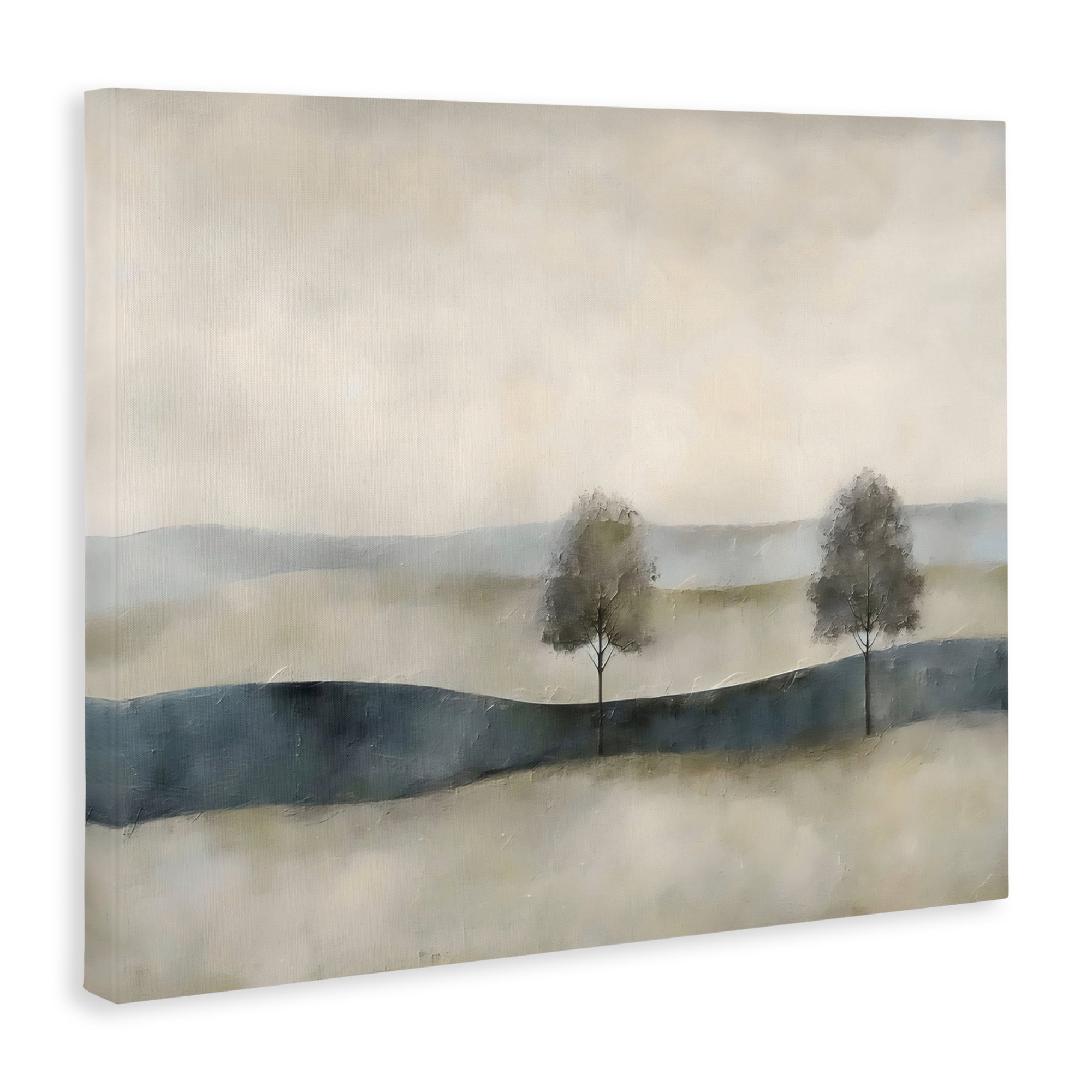 Stupell Industries Muted Horizon with Trees Canvas Wall Art, design by Riley B