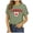 Army Green, variant on Womens Canada Day Shirts Canada Flag Graphic Tshirt Canadian Maple Leaf Short Sleeve Patriotic Tee Tops Apparel T Shirt