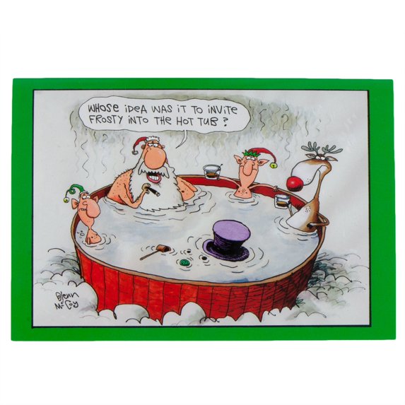 Invite Frosty Christmas Card