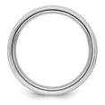 thumbnail image 2 of 925 Sterling Silver Rhodium-plated 6mm Brushed Fancy Band Ring Size 9.5, 2 of 7