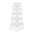 thumbnail image 1 of veasfak Buffet Risers 5 Sided Dessert Table Display for Collection Cosmetics Dessert 6pcs, 1 of 9