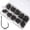 Black 100 per box, variant on LAIQIEN 100/500Pcs Barbed Fish Hook With Eye Carbon Steel Eyed Sea Fish Hook for Carp Fishing Tackle Rustproof Single Hook