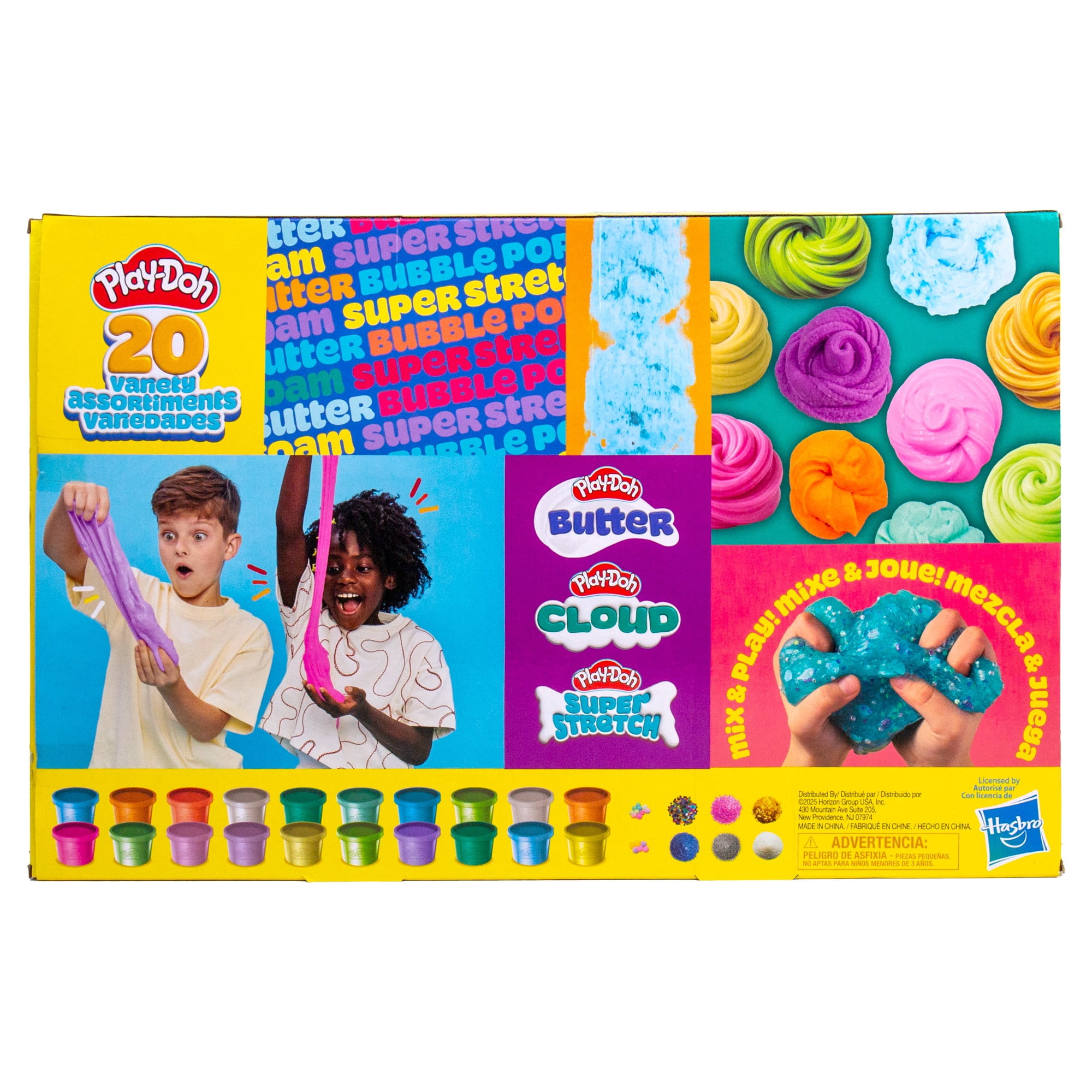 Play-Doh 20 Scented Variety Compounds – Butter, Cloud, Super Stretch
