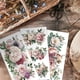 thumbnail image 4 of Juego de 3 calcomanías florales para muebles y manualidades, 6x12 pulgadas, rosas y peonías., 4 of 9