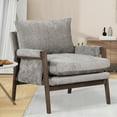 thumbnail image 5 of Dasun Mid-Century Modern Velvet Accent Chair,Leisure Chair with Solid Wood and Thick Seat Cushion for Living Room,Bedroom,Studio, 5 of 10