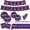 Purple, variant on Xheghe Graduation Party Themed Disposable Tableware Set – Complete Paper Plates, Cups, Napkins & Tablecloth for Celebrations – Ideal for Graduation Events and Gatherings