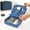 Navy, variant on Konghyp Handheld Makeup Bag Large Capacity Waterproof Storage Bag, Cosmetics Organizer with Removable Compartment, Travel Toiletry Bag for Home and Outdoor Activities, Durable and Easy to Clean