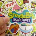 thumbnail image 2 of 50 Uds. Pegatinas de esponja de dibujos animados, calcomanías de Bob Esponja para adolescentes, niños, adultos, pegatinas impermeables para ordenador portátil, botellas de agua, bi, 2 of 4
