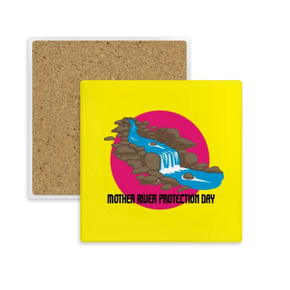 Memorial Anniversary Mother River Protect Coaster Cup Mat Mug Subplate