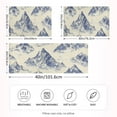 thumbnail image 4 of Blue Mountain Pattern King Size Satin Pillowcase 20''x40'' Double-Sided Print Soft Wrinkle Resistant, 4 of 9