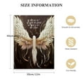 thumbnail image 2 of JEUXUS Under His Wings - Christian Wall Decor Faith Bible Verse, Angel Wings Inspirational Scripture Wall Art Print For Living Room Decor, Home Decor, Office Decor, Church, Farmhouse,, 2 of 5