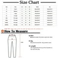 thumbnail image 3 of Gaecuw Linen Pants Women Summer Palazzo Pants Plus Size Relaxed Fit Long Pants Lounge Trousers Sweatpants Casual Loose Baggy Pants Mid Waisted Linen Summer Ankle Length Workout Pants Color Block Pants, 3 of 8