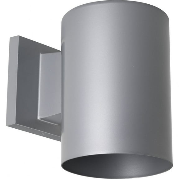 5" Metallic Gray LED Outdoor Wall Cylinder