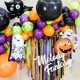 thumbnail image 3 of Juego de globos de látex negro y morado, 50 unidades, para Halloween, 3 of 4