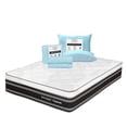 thumbnail image 1 of Colchón King Size Ergosum Restonic + Almohada Trinity + Juego de Sábanas Trinity, 1 of 10