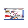BIC Intensity Low Odor Dry Erase Marker, 12 Pack, Chisel Tip, Red, Erases Cleanly, Non-Toxic Markers