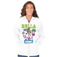 thumbnail image 3 of XOMG POP Bella Popstar Dream Cartoon Women Plus Size Zipper Hoodie Brisco Brands 2X, 3 of 5
