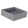 thumbnail image 3 of Caja de almacenamiento para ropa interior y calcetines, armario organizador plegable, fácil de limpiar Grid gris claro 7, 3 of 9