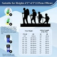 thumbnail image 4 of Bastones de senderismo antichoque TheFitLife para marcha nórdica, paquete de 2, 4 of 7