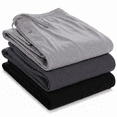 thumbnail image 2 of DARESAY Mens Pajama Pants 3 Pack – Soft Knit Sleep & Lounge Pants with Pockets, Elastic Waist & Drawstring, Mens Lounge Sleepwear, Up to 3XL, 2 of 9