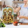 thumbnail image 3 of HELLHERO Sloth Strawberry Pattern Lightweight Food Processor Cover for Kitchen Use Polyester, Machine Washable, There is only one dust cover, 3 of 6