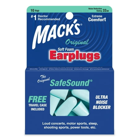 

Mack s Safe Sound Soft Foam Earplugs 10 Pair