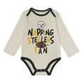 thumbnail image 2 of Infant-Outerstuff  Black Pittsburgh Steelers Little Champ Three-Piece Set, 2 of 7