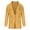 Khaki, variant on Fesfesfes Blazer Coat for Women Pocket Coat Jacket Solid Long Sleeve Outerwear Tops